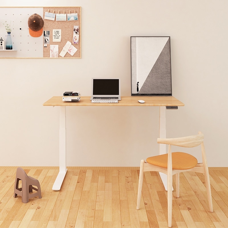 FlexiSpot E7 Pro 電動昇降デスク メープル天板付き 120cm FlexiSpot