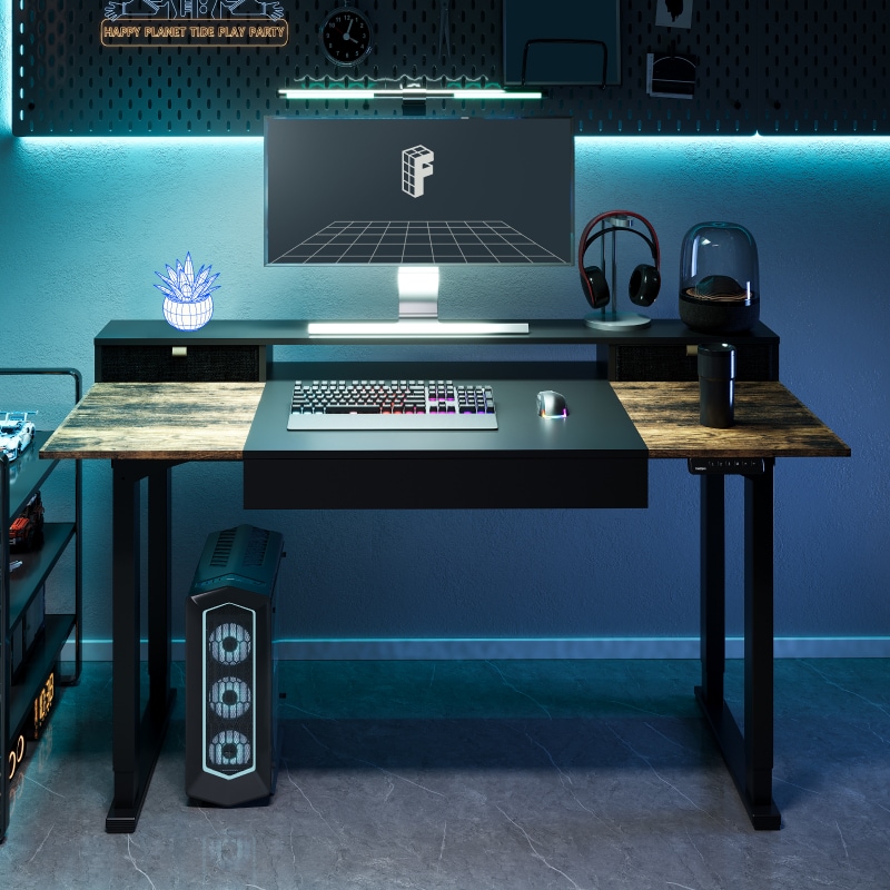 FLEXISPOT 電動昇降デスク E3B-JA ブラック E3B-JA FLEXISPOT 電動昇降