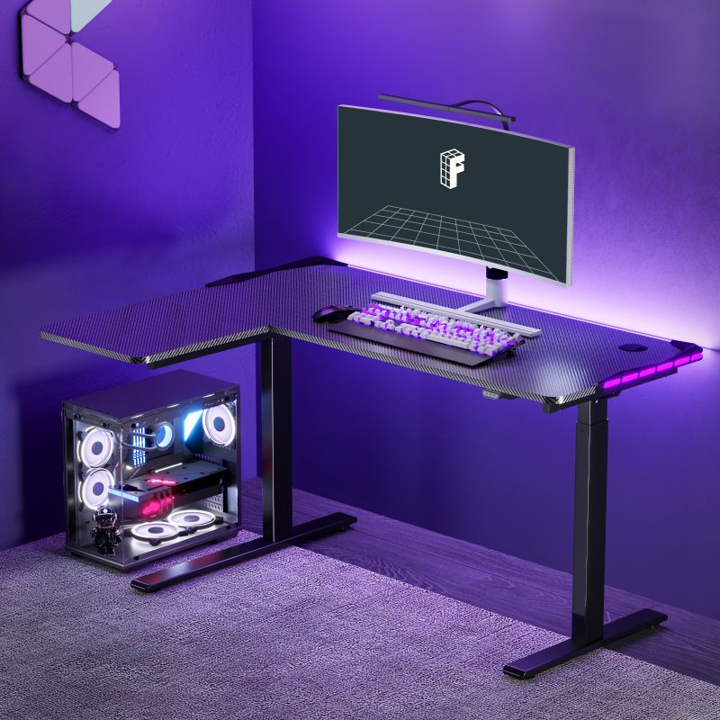 ゲーミングデスク 昇降式デスク 電動 コンセント メモリー機能 机 北欧風 木目 Amazon | UPHYB ゲーミングデスク 電動 昇降式デスク USB