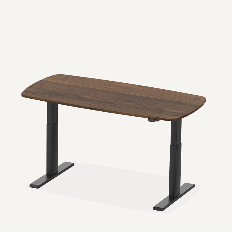 DMM.make 卓上昇降デスク シングル670メープル 6段階調整 バネ式 机に