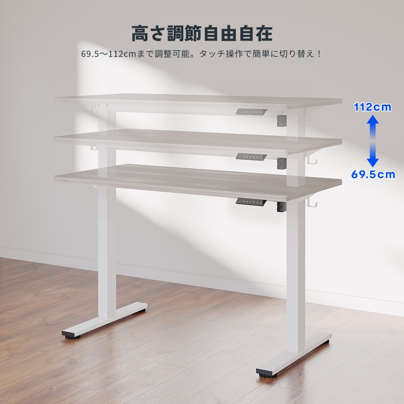 FLEXISPOT 電動式スタンディングデスク 昇降格 EF1（電動昇降式