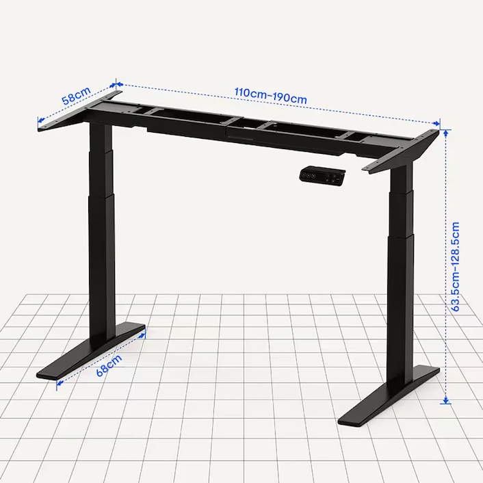 FlexiSpot E7pro ブラック 電動昇降デスク用天板 BOARD - METRO DARK for FlexiSpot E7 Pro