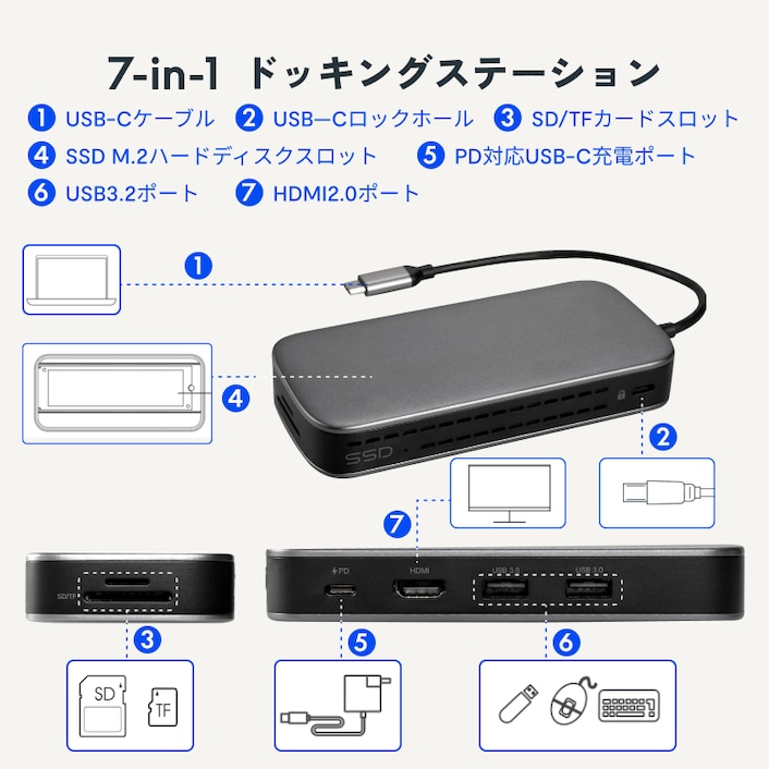 24時間限定タイムセール ドッキングステーション・E-HUB2 | FlexiSpot 公式ストア その他