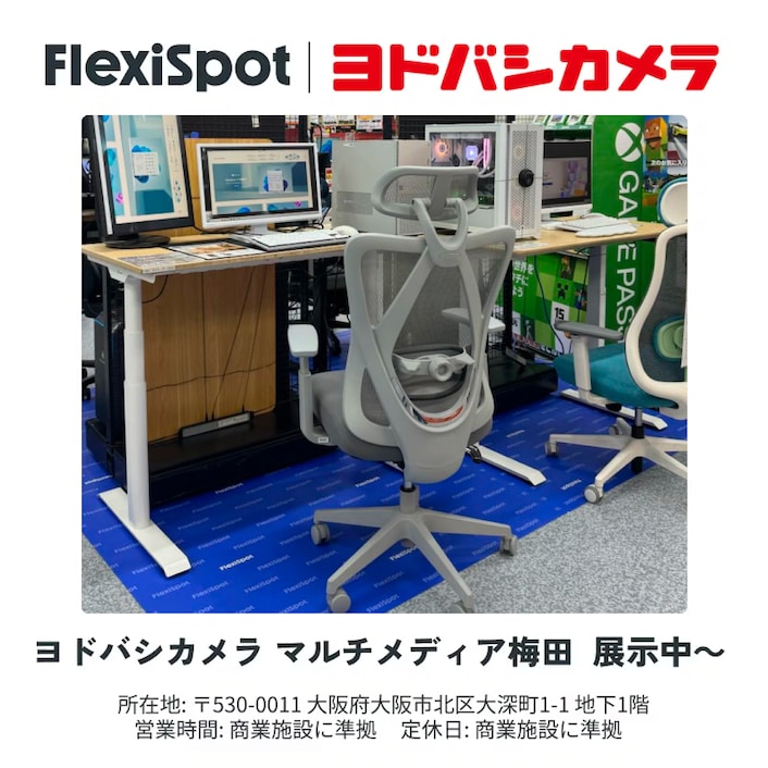 スマホなどを置ける椅子 オフィスチェア・C5 | FlexiSpot 公式ストア