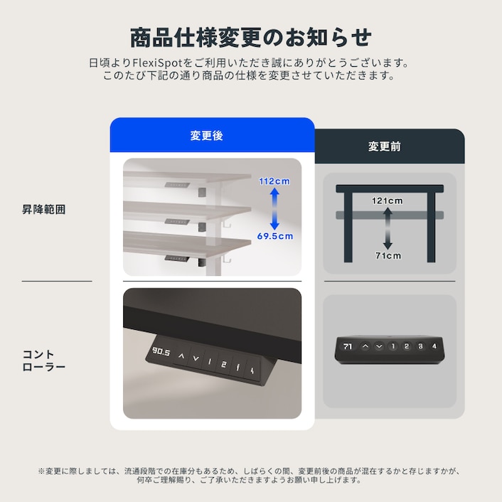 電動昇降式デスク・EF1 | FlexiSpot 公式ストア